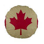 grunge canadian flag  Standard 15  Premium Round Cushion 