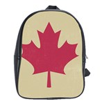 grunge canadian flag  School Bag (XL)