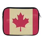 grunge canadian flag  Apple iPad 2/3/4 Zipper Case