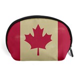 grunge canadian flag  Accessory Pouch (Large)