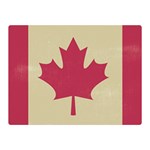 grunge canadian flag  Double Sided Flano Blanket (Mini)