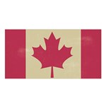 grunge canadian flag  Satin Shawl