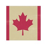 grunge canadian flag  Small Satin Scarf (Square)