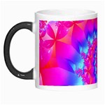 Colorful Pink and Blue Spiral Fractal Morph Mug