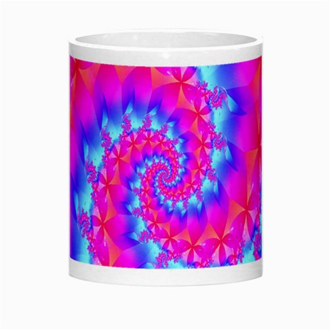 Colorful Pink and Blue Spiral Fractal Morph Mug from ArtsNow.com Center