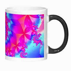 Colorful Pink and Blue Spiral Fractal Morph Mug from ArtsNow.com Right