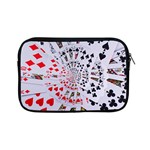 Poker Royal Flush All Suits Droste Spiral Apple iPad Mini Zipper Case