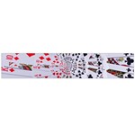 Poker Royal Flush All Suits Droste Spiral Flano Scarf (Large)