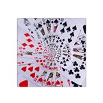 Poker Royal Flush All Suits Droste Spiral Satin Bandana Scarf