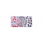 Poker Royal Flush All Suits Droste Spiral Satin Scarf (Oblong)