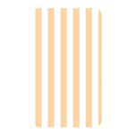 Vertical Stripes - White and Sunset Orange Memory Card Reader (Rectangular)