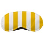 Vertical Stripes - White and Deep Lemon Yellow Sleeping Mask