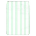 Vertical Stripes - White and Pale Green Removable Flap Cover (S)