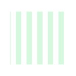 Vertical Stripes - White and Pastel Green Greeting Card 5  x 7 