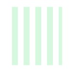 Vertical Stripes - White and Pastel Green Greeting Card 4.5  x 6 