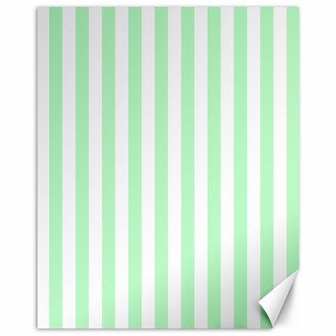 Vertical Stripes 10.95 x13.48  Canvas - 1