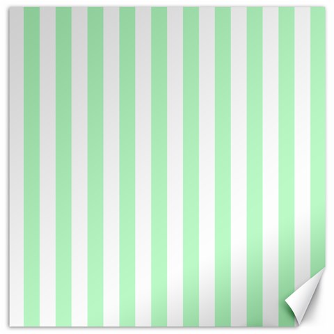 Vertical Stripes 11.4 x11.56  Canvas - 1