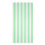 Vertical Stripes - White and Mint Green Shower Curtain 36  x 72  (Stall)