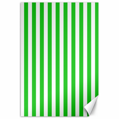 Vertical Stripes 11.88 x17.36  Canvas - 1