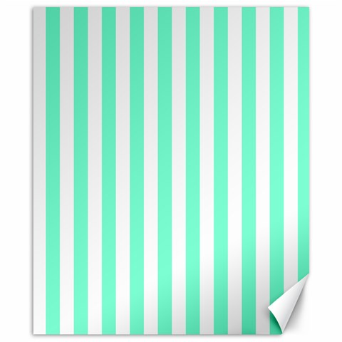 Vertical Stripes 8.15 x9.66  Canvas - 1