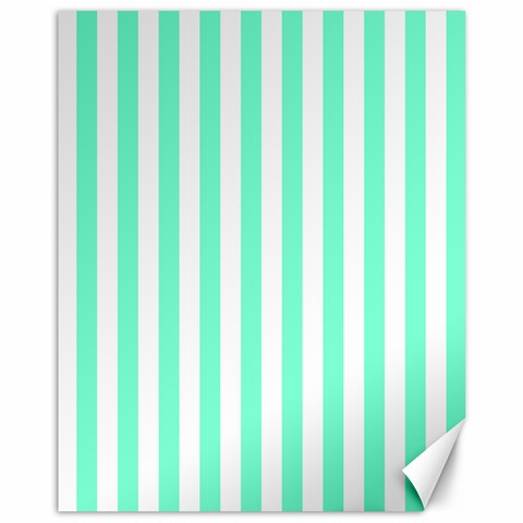 Vertical Stripes 10.95 x13.48  Canvas - 1