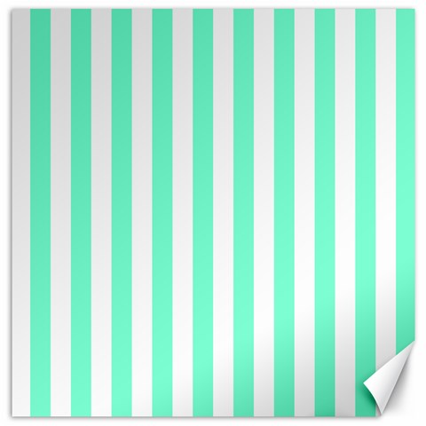 Vertical Stripes 11.4 x11.56  Canvas - 1