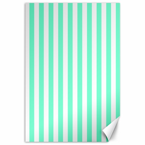 Vertical Stripes 11.88 x17.36  Canvas - 1