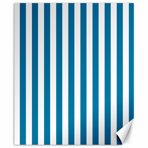 Vertical Stripes 8.15 x9.66  Canvas - 1