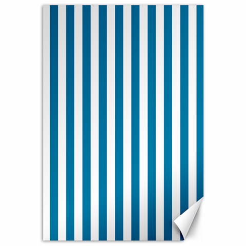 Vertical Stripes 11.88 x17.36  Canvas - 1