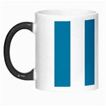 Vertical Stripes - White and Cerulean Morph Mug