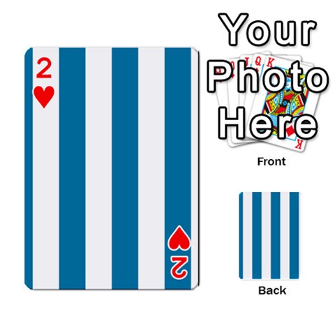 Vertical Stripes Front - Heart2