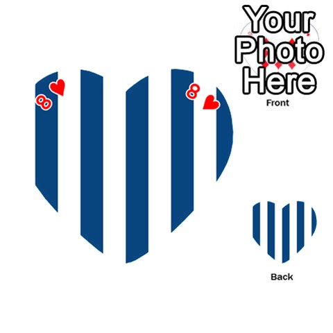 Vertical Stripes Front - Heart8