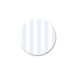 Vertical Stripes - White and Pastel Blue Golf Ball Marker (4 pack)