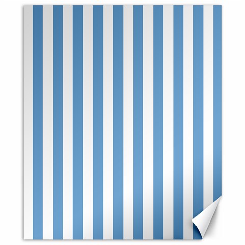 Vertical Stripes 8.15 x9.66  Canvas - 1