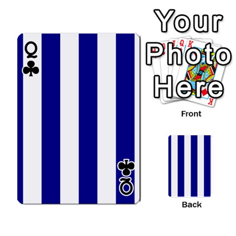 Queen Vertical Stripes Front - ClubQ