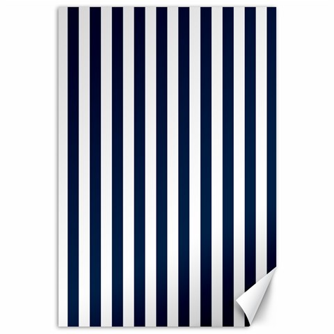 Vertical Stripes 11.88 x17.36  Canvas - 1