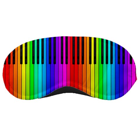 Rainbow Piano Keyboard Sleeping Mask from ArtsNow.com Front