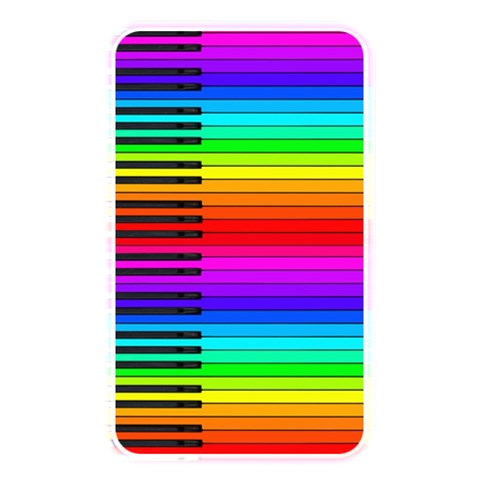 Rainbow Piano Keyboard Memory Card Reader (Rectangular) from ArtsNow.com Front