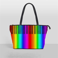 Rainbow Piano Keyboard  Classic Shoulder Handbag from ArtsNow.com Front