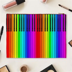 Rainbow Piano Keyboard  Cosmetic Bag (XL) from ArtsNow.com Back