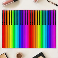 Rainbow Piano Keyboard  Cosmetic Bag (XXXL) from ArtsNow.com Back