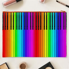 Rainbow Piano Keyboard  Cosmetic Bag (XXXL) from ArtsNow.com Back