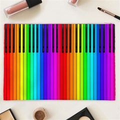 Rainbow Piano Keyboard  Cosmetic Bag (XXL) from ArtsNow.com Back