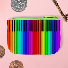 business card rainbow keyboard 3 Mini Coin Purse from ArtsNow.com Back