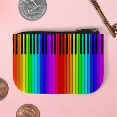 business card rainbow keyboard 3 Mini Coin Purse from ArtsNow.com Back