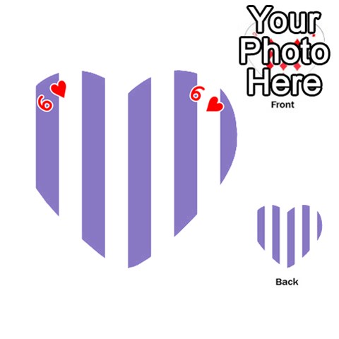 Vertical Stripes Front - Heart6