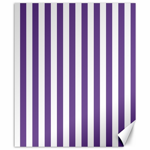 Vertical Stripes 8.15 x9.66  Canvas - 1