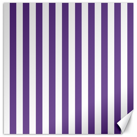 Vertical Stripes 11.4 x11.56  Canvas - 1