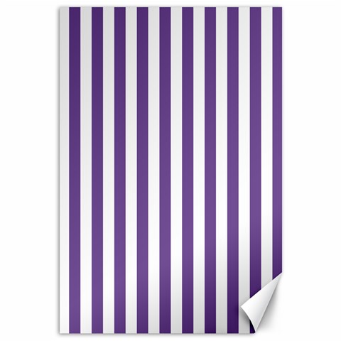 Vertical Stripes 11.88 x17.36  Canvas - 1