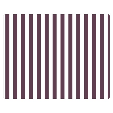 Vertical Stripes 60 x50  Blanket Back